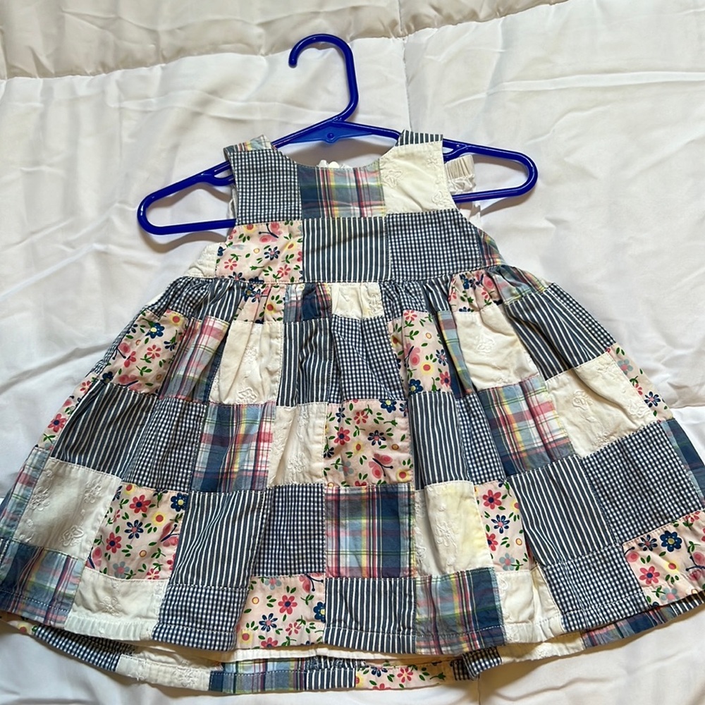 Baby Gap 3-6 mos patchwork dress